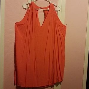 Old Navy XXL Coral shift dress, Keyhole back